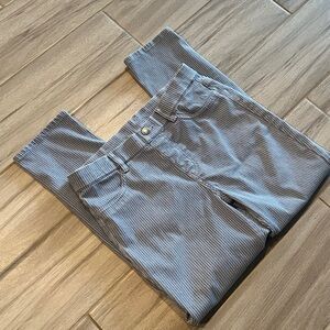 Uniqlo Blue Pinstriped Skinny Legging Pants M
